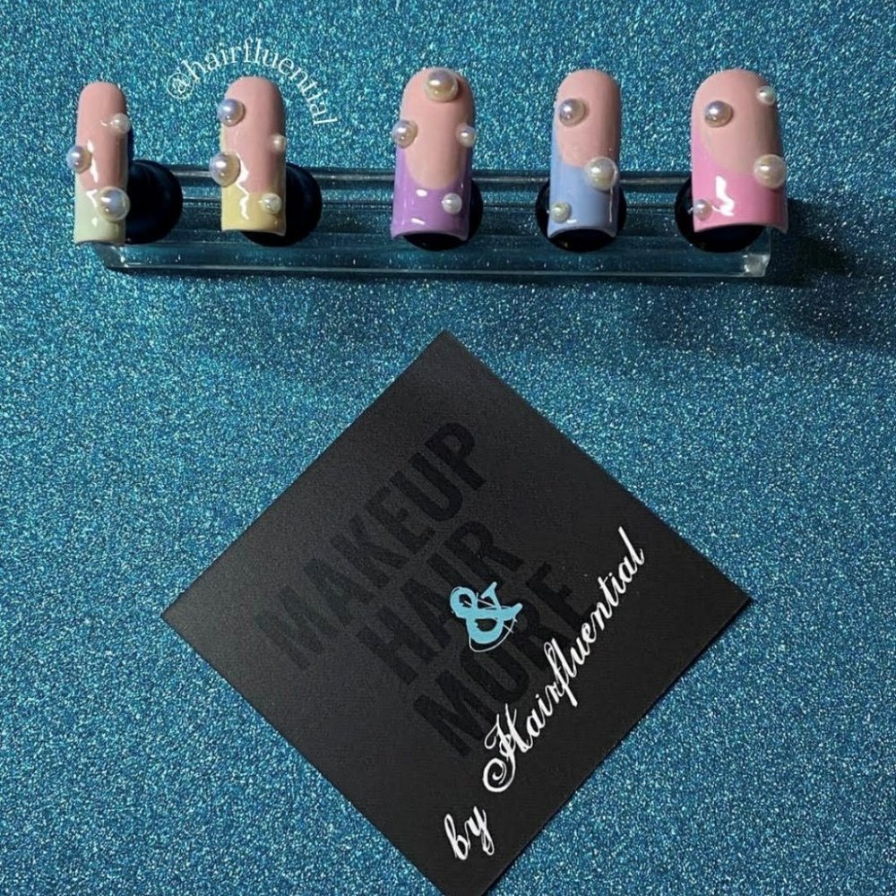 Pearly Girl Press On Nails